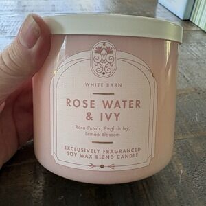 Bath and Body Works Rose Water and Ivy 3-Wick Candle